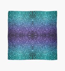 Beautiful Aqua blue Ombre glitter sparkles Scarf