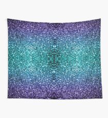 Wunderschönes Aqua Blue Ombre Glitter funkelt Wandbehang