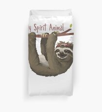 Sloth My Spirit Animal - Cute Sloth Shirt Duvet Cover
