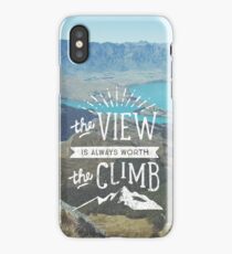 WORTH THE CLIMB iPhone Case