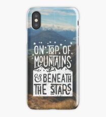 On Top Of Mountains iPhone Case