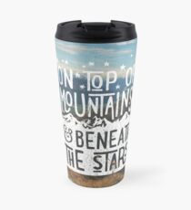 Taza de viaje En la cima de las montañas