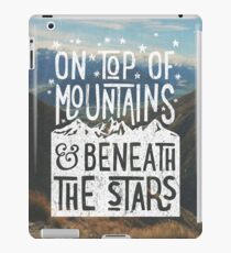 On Top Of Mountains iPad Case/Skin