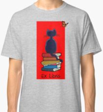 Ex Libris - Cat and Butterfly Classic T-Shirt