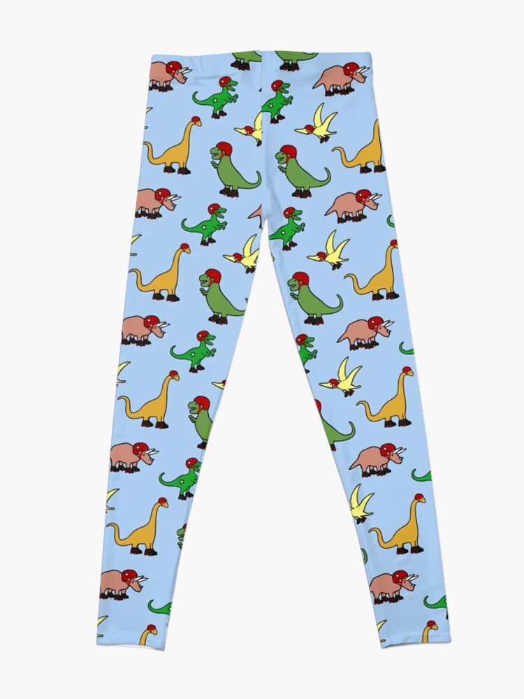 Alternate view of Roller Derby Dinosaurs Pattern Leggings