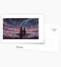 Romantic Moment Your Name Postcards