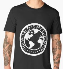 The World is My Country Men's Premium T-Shirt