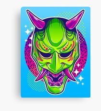 Neon Noh - Hannya Canvas Print