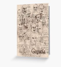 Tarjeta de felicitación Grimm - Wesen