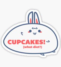 Relatable Bunny - Cupcakes! Sticker
