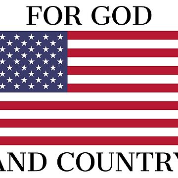 American flag and signature and and team and logo god country