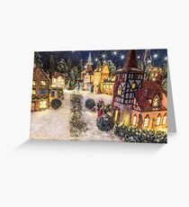 A Snowy Evening Greeting Card