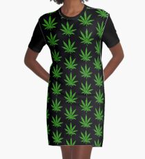 cannabis Graphic T-Shirt Dress
