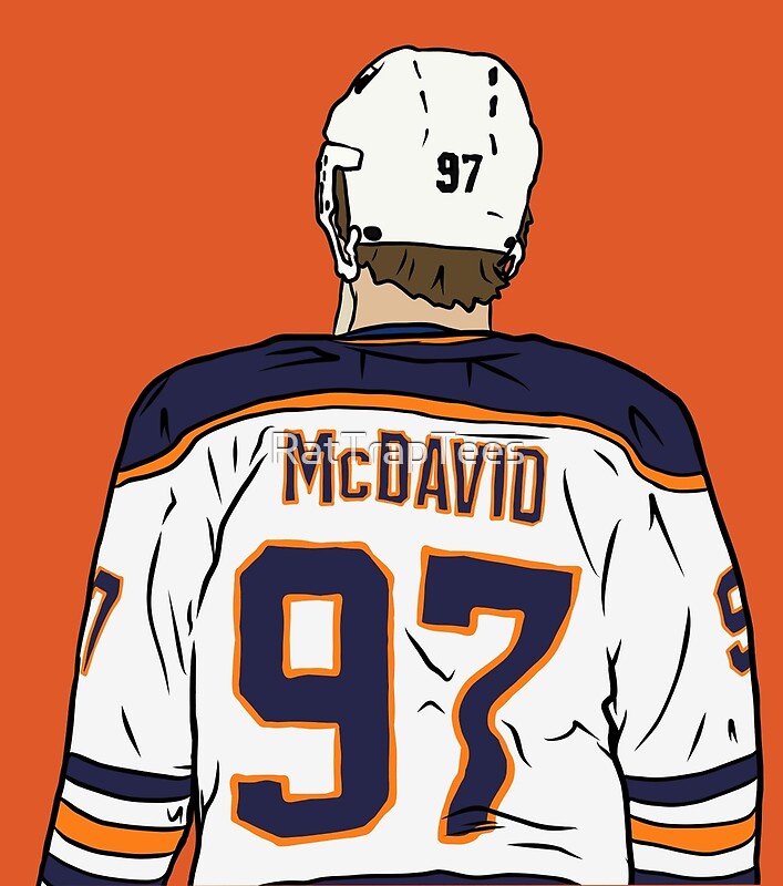 "Connor McDavid Back-To" by RatTrapTees | Redbubble