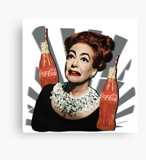 Joan Crawford Coca-Cola Leinwanddruck
