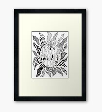 Lámina enmarcada TFB Sunshine Zentangle