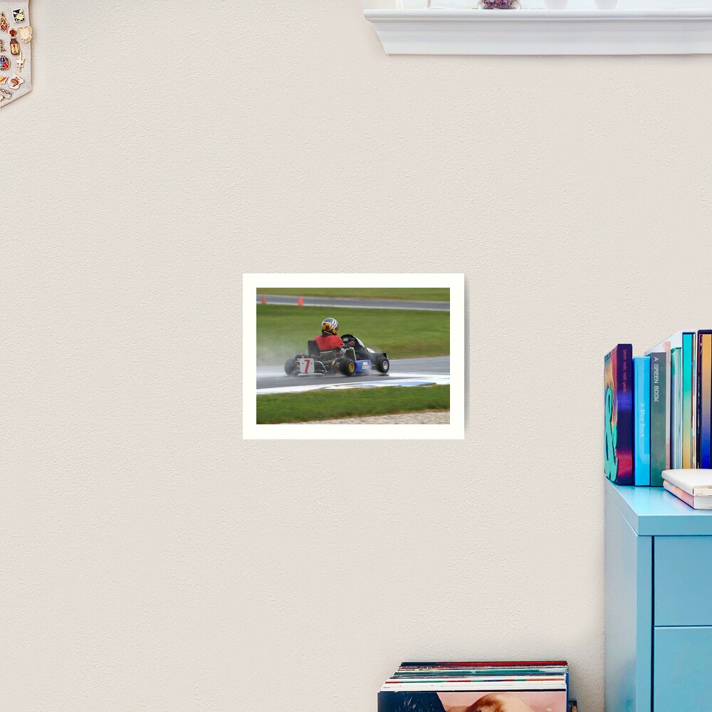 Turn left at the creek Art Print