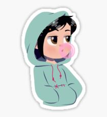 Hooded Glitch Sticker