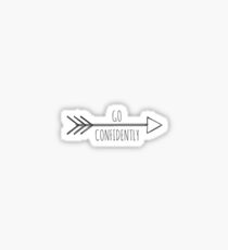 Go confidently Sticker