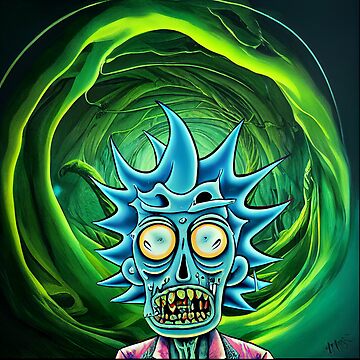 Crazy Rick Sanchez Toxic Wallpapers - Trippy Wallpapers Aesthetic