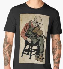 The Death Fiddler And His Sparrow Companion Men's Premium T-Shirt