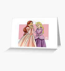 Brietta and Annika Greeting Card