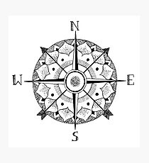 Compass Photographic Print