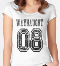 Wayhaught | 08 | College Style Women's Fitted Scoop T-Shirt