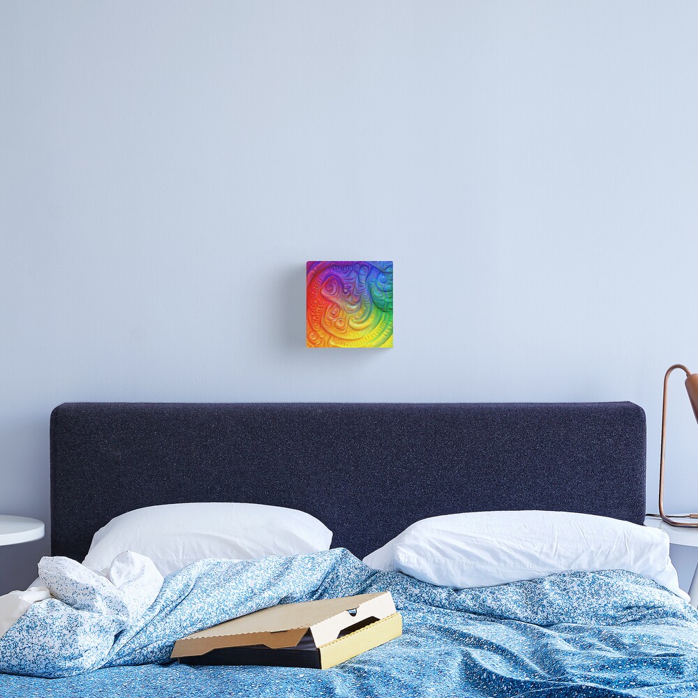 Color Foam #DeepDream Canvas Print