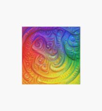 Color Foam #DeepDream Art Board Print
