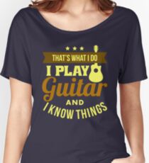 I Play Guitar Women's Relaxed Fit T-Shirt