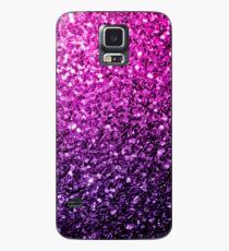 Funda/vinilo para Samsung Galaxy Brillos hermosos purpurina rosa púrpura Ombre