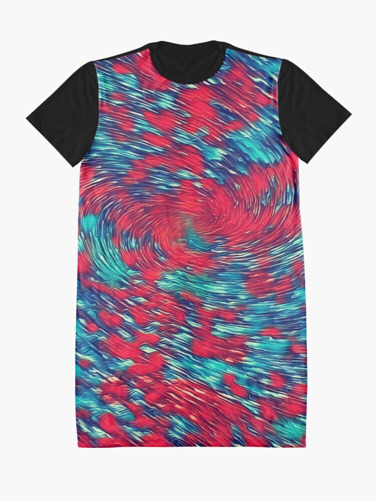 Alternate view of Color streams Graphic T-Shirt Dress