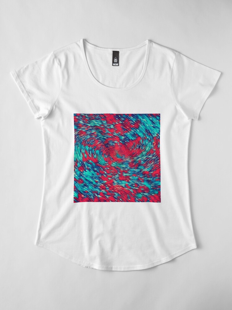 Alternate view of Color streams Premium Scoop T-Shirt