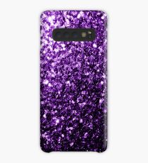 Funda/vinilo para Samsung Galaxy Hermoso brillo púrpura oscuro brilla