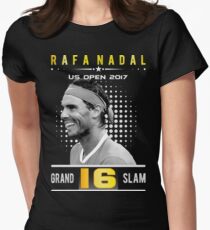 Rafa Nadal 16 Grand Slam Women's Fitted T-Shirt
