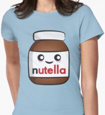 Nutella face 2 Women's Fitted T-Shirt