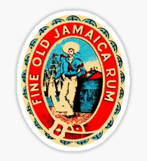 The Fine Old Jamaica Rum Sticker