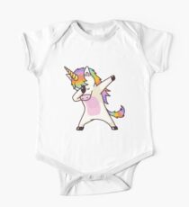 Dabbing Unicorn Shirt Hip Hop Dap Pose One Piece - Short Sleeve