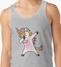 Dabbing Unicorn Shirt Hip Hop Dap Pose Tank Top