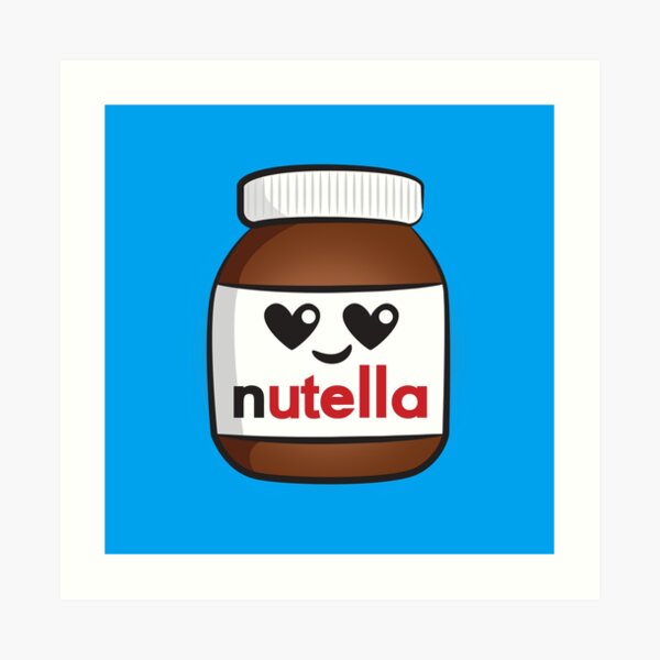 Nutella face 5 Art Print
