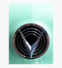 Retro chrome Buick V radiant decoration Photographic Print