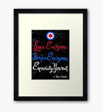 Love Everyone Framed Print