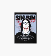 Slap Shot! Steve Hanson Brothers Old Time Hockey Art Board Print