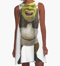 Shrek ist nicht erfreut A-Linien Kleid