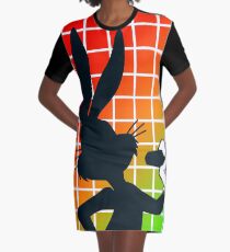 Shadow – Rabbit Graphic T-Shirt Dress