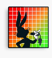 Shadow – Rabbit Metal Print