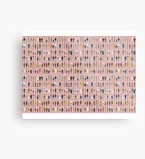 Wes Anderson Characters Metal Print