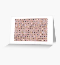 Wes Anderson Characters Greeting Card
