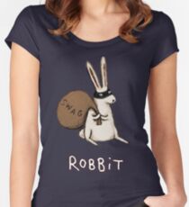 Robbit Tailliertes Rundhals-Shirt